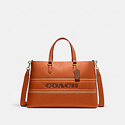 COACH CH249 Logan Carryall With Coach Stripe IM/CANYON MULTI