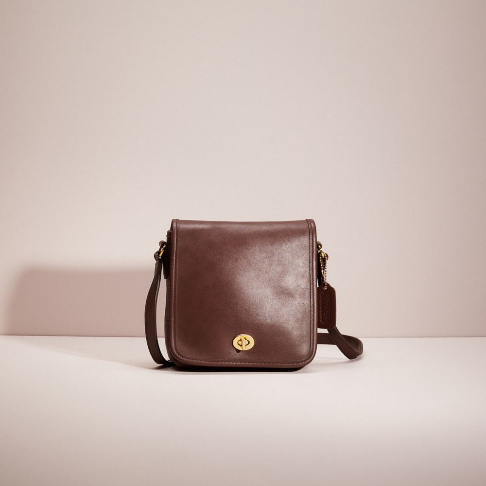 CH275 - Vintage Companion Flap Bag Brass/Brown