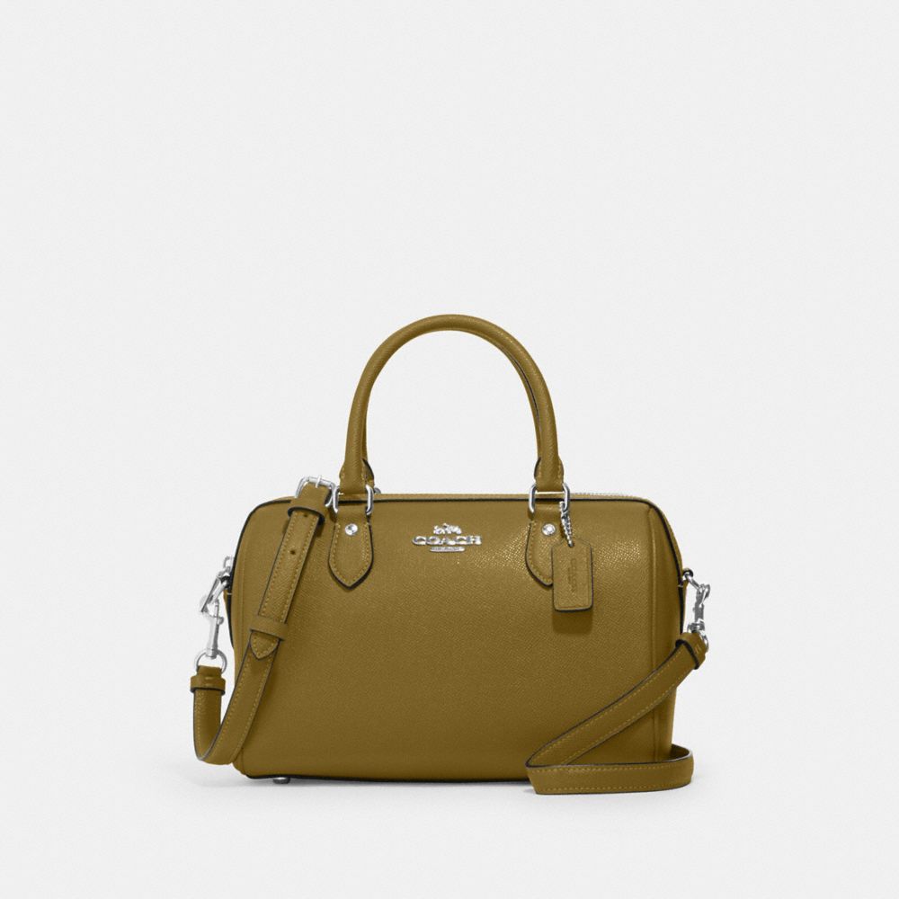 COACH CH282 Rowan Satchel SILVER/CITRON