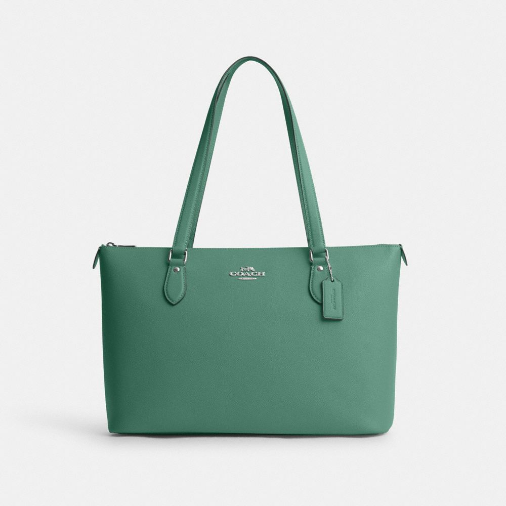 Gallery Tote Bag - CH285 - Silver/Bright Green