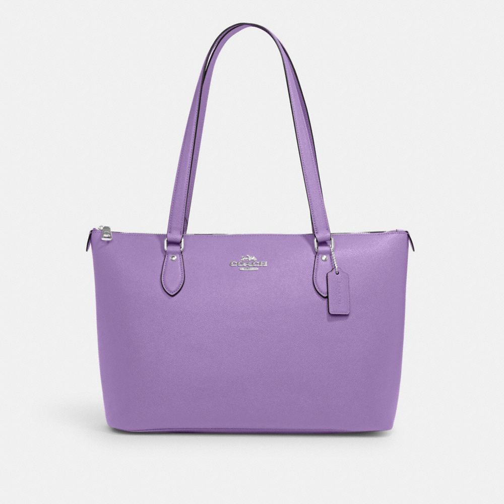 COACH CH285 Gallery Tote Silver/Iris