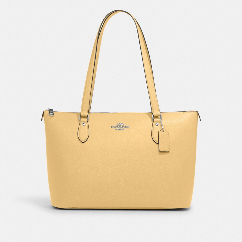 COACH CH285 Gallery Tote SILVER/VANILLA