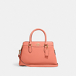 COACH CH297 Mini Darcie Carryall GOLD/LIGHT CORAL