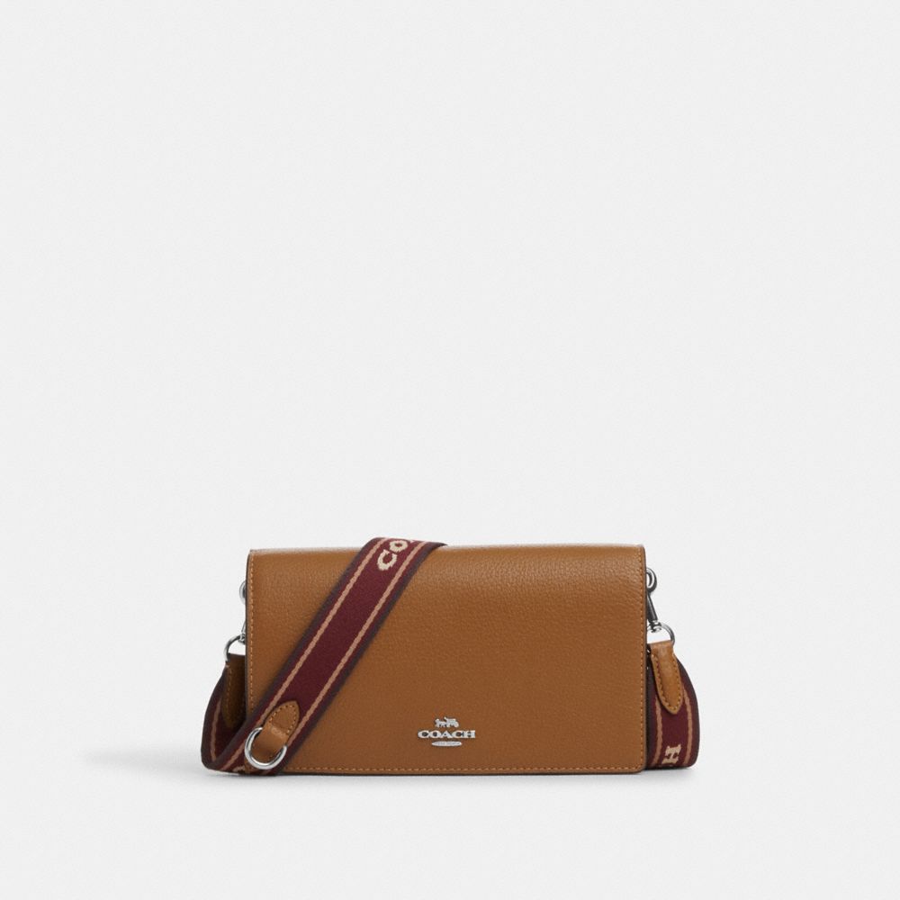 Anna Foldover Clutch Crossbody - CH310 - Silver/Penny Multi