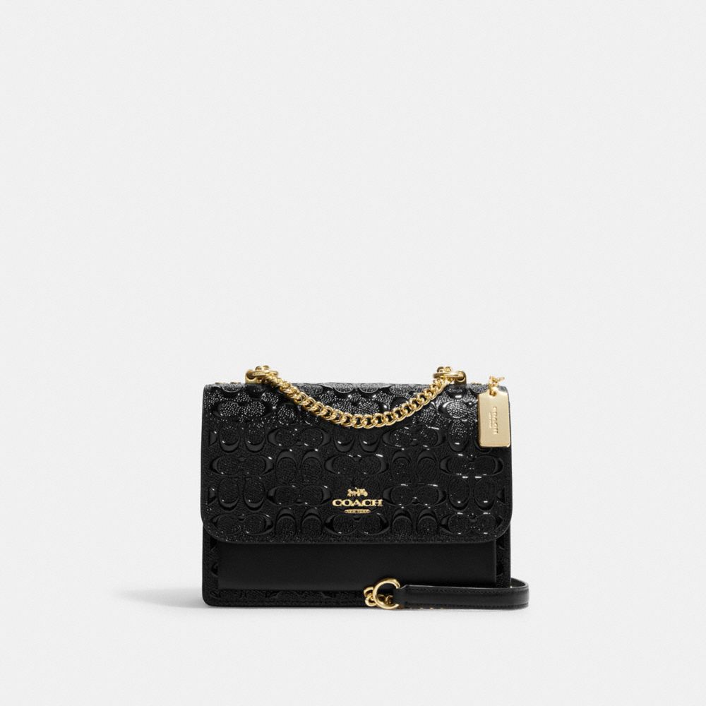 Klare Crossbody In Signature Leather - CH315 - Gold/Black