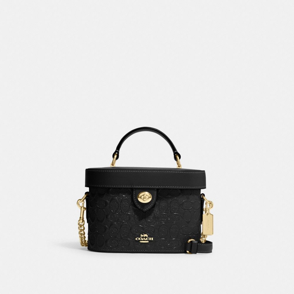 Kay Crossbody In Signature Leather - CH316 - Gold/Black