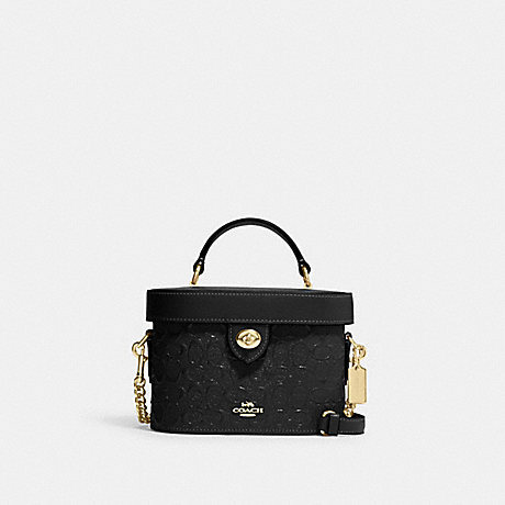 COACH CH316 Kay Crossbody In Signature Leather Gold/Black