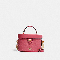 COACH CH316 Kay Crossbody In Signature Leather GOLD/STRAWBERRY HAZE