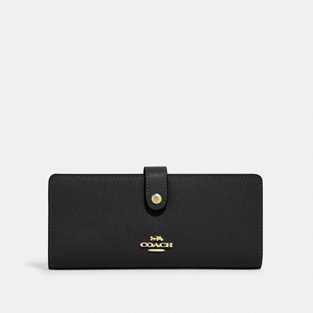 COACH CH410 Slim Wallet GOLD/BLACK