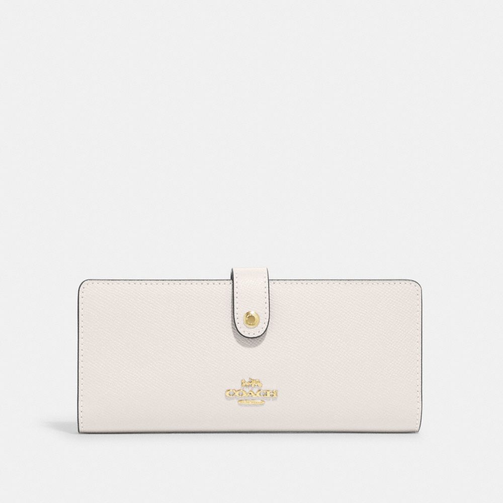 COACH CH410 Slim Wallet Gold/Chalk