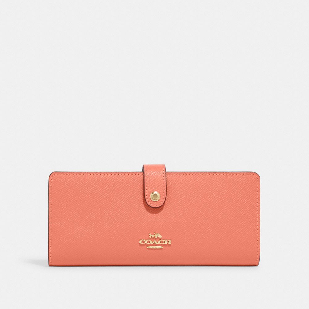 Slim Wallet - CH410 - Gold/Light Coral