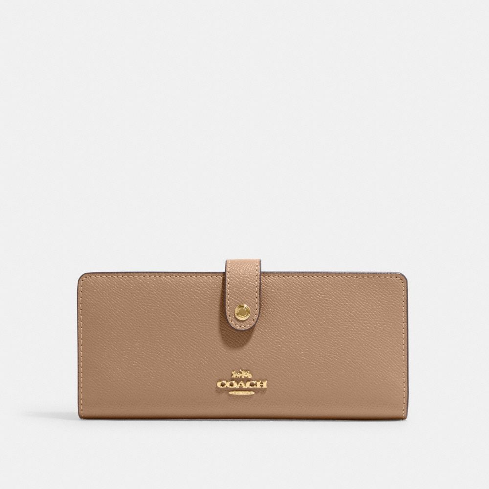 COACH CH410 Slim Wallet GOLD/TAUPE