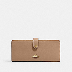 Slim Wallet - CH410 - Gold/Taupe