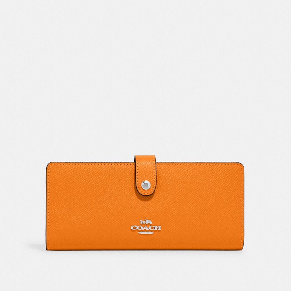 Slim Wallet - CH410 - Silver/Bright Mandarin