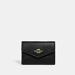Flap Card Case - CH487 - Gold/Black