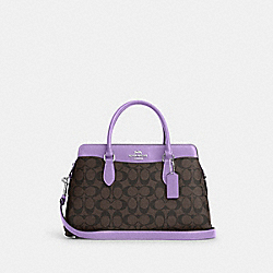 COACH CH488 Darcie Carryall In Signature Canvas SV/BROWN/IRIS