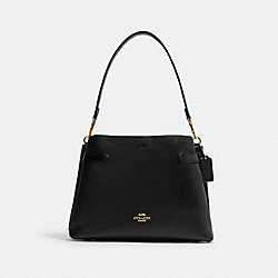 COACH CH537 Hanna Shoulder Bag GOLD/BLACK MULTI