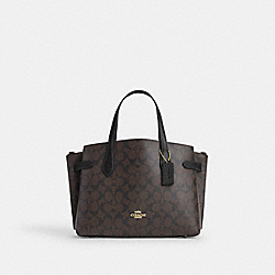 Hanna Carryall In Signature Canvas - CH542 - Gold/Brown Black