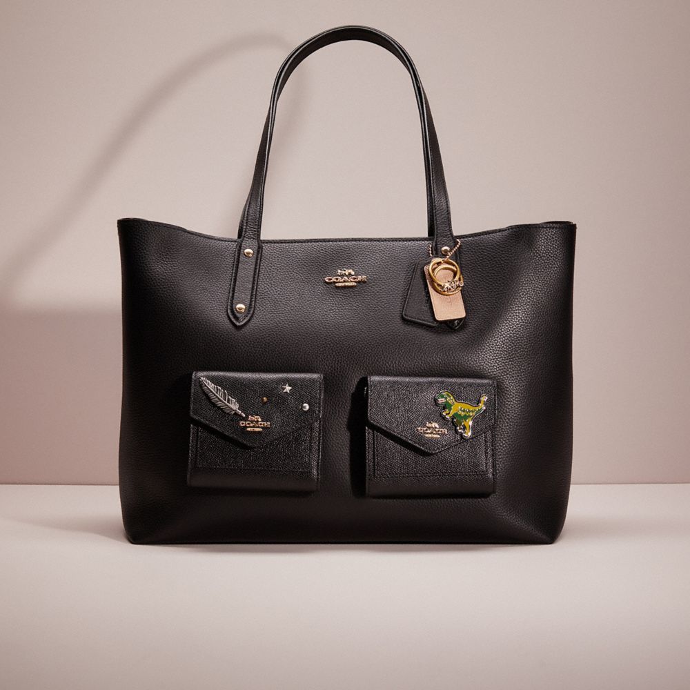 CH621 - Upcrafted Central Tote With Zip Gold/Black