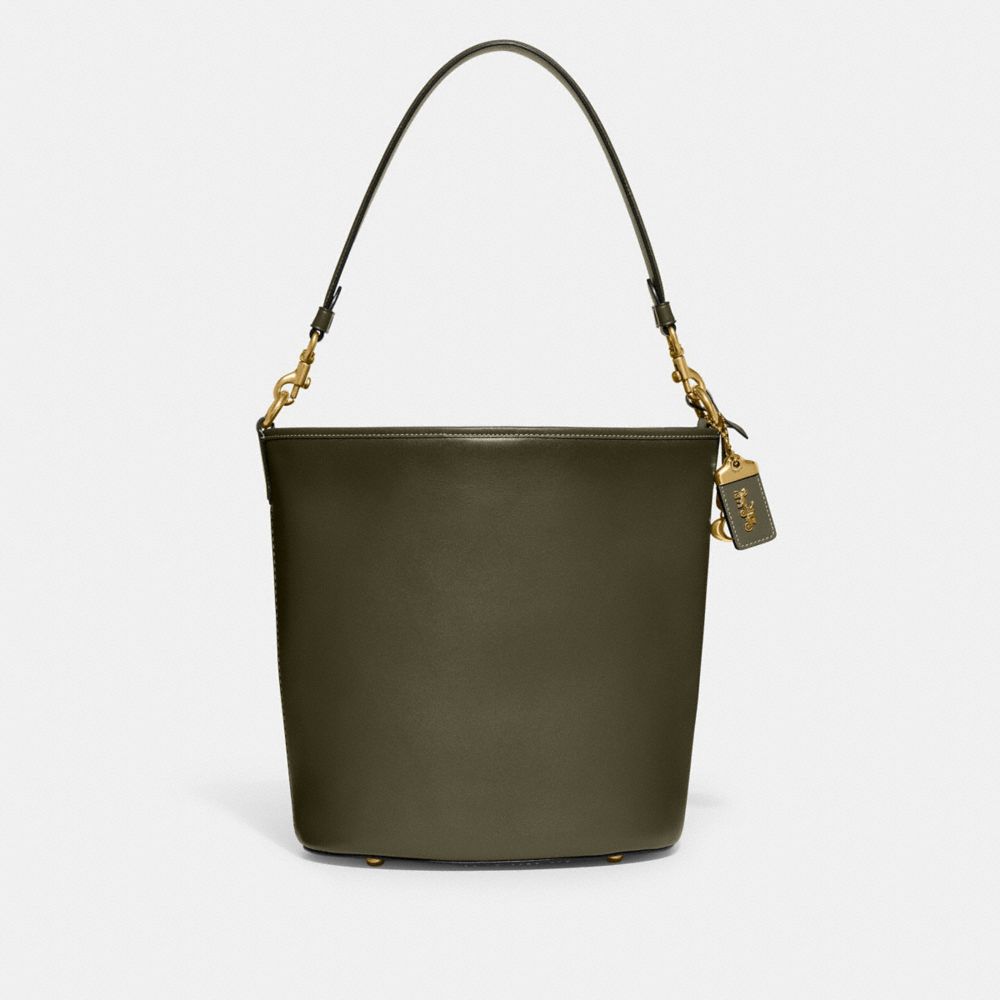 COACH CH726 Dakota Bucket Bag BRASS/ARMY GREEN