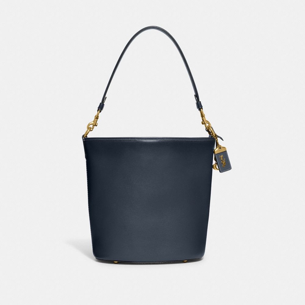 CH726 - Dakota Bucket Bag Brass/Denim