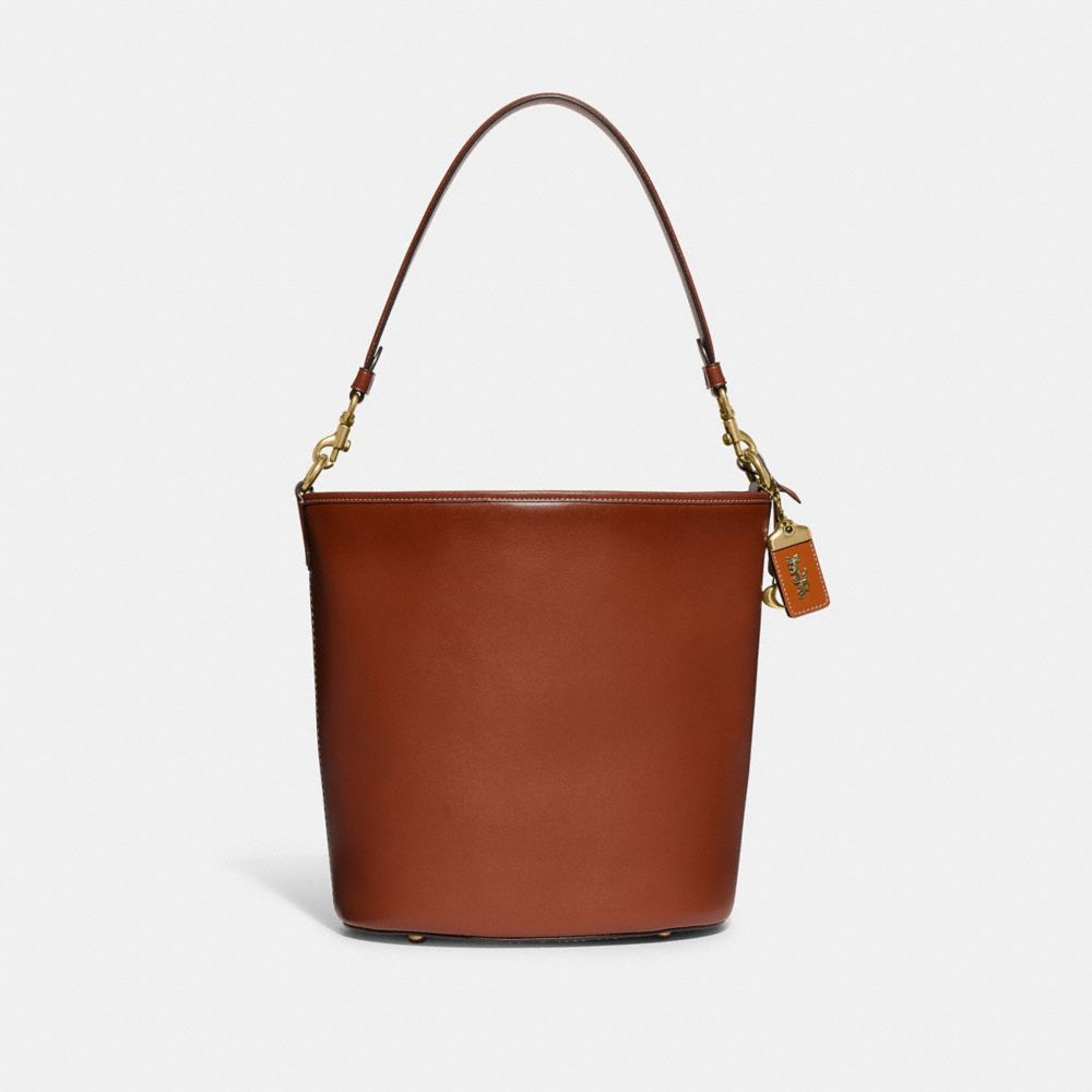 CH726 - Dakota Bucket Bag Brass/1941 Saddle