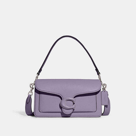 CH735 - Tabby Shoulder Bag 26 Silver/Light Violet