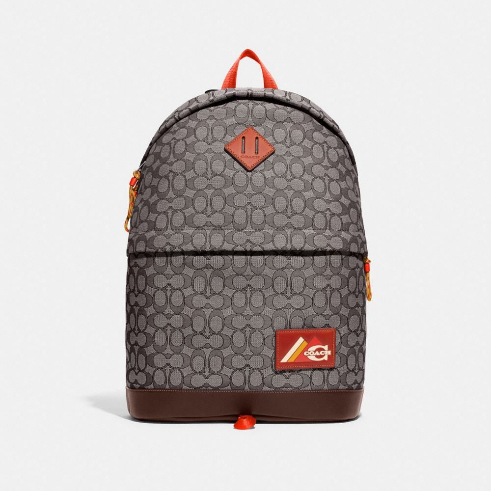 CH758 - Utility Dome Backpack In Signature Jacquard Oak