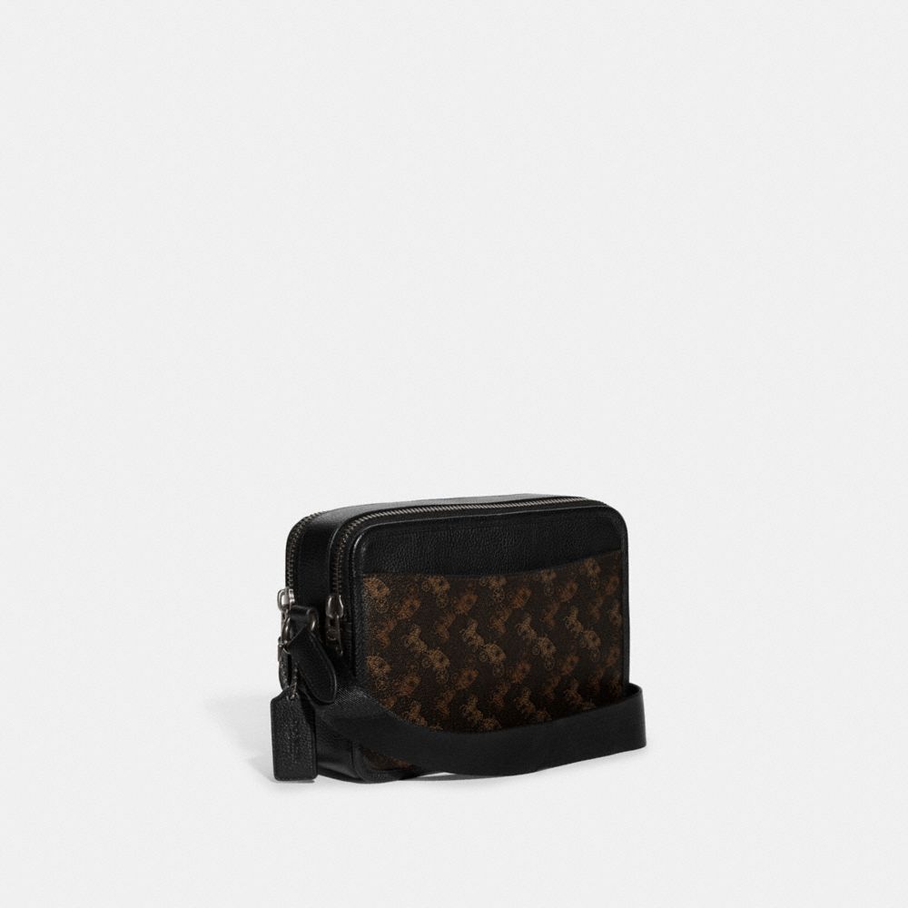 CHARTER 24 馬車主題圖案印花斜背手袋