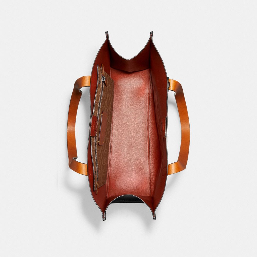 RELAY COACH 圖案托特手袋