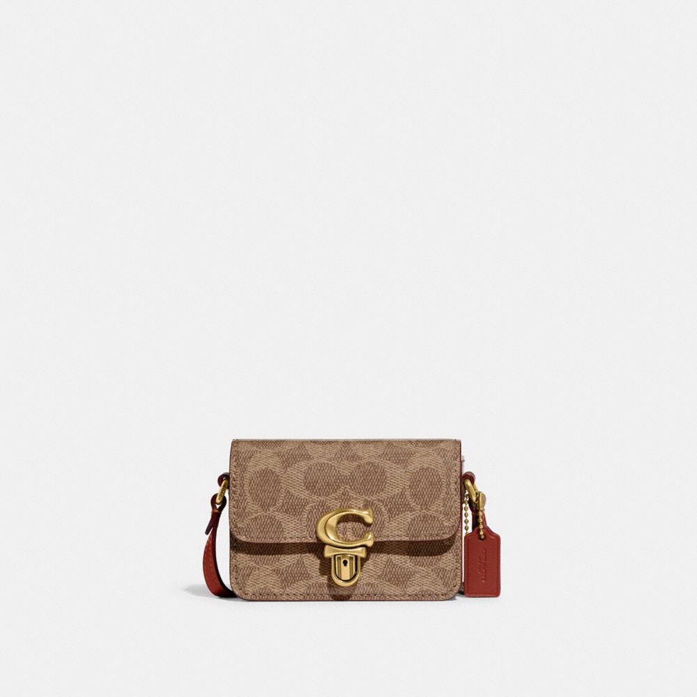 COACH CH786 Studio 12 In Signature Leather Brass/Tan/Rust