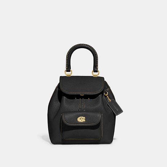 CH789 - Riya Backpack 21 Brass/Black