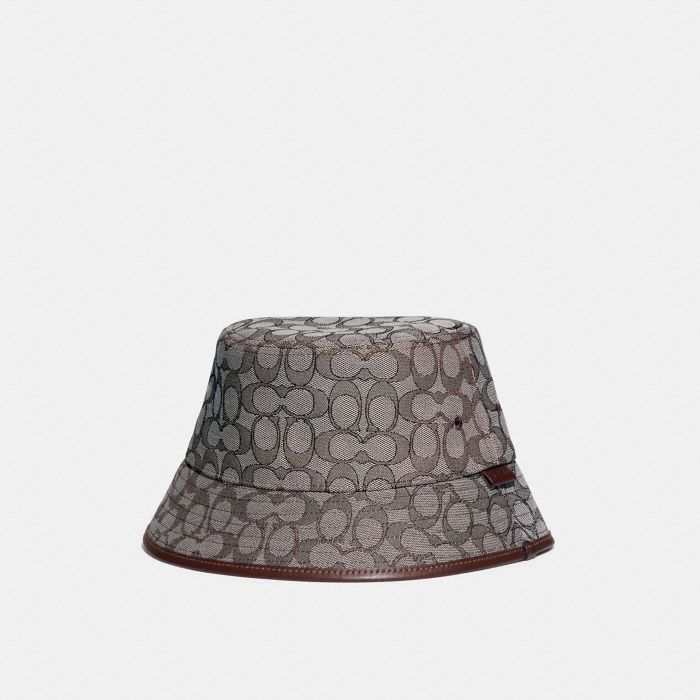 SIGNATURE JACQUARD BUCKET HAT