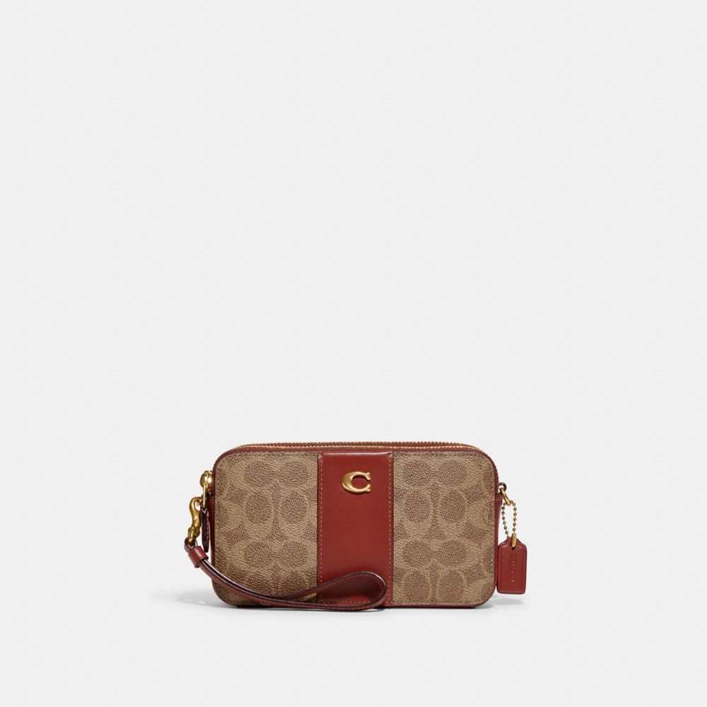 KIRA CROSSBODY IN COLORBLOCK SIGNATURE CANVAS