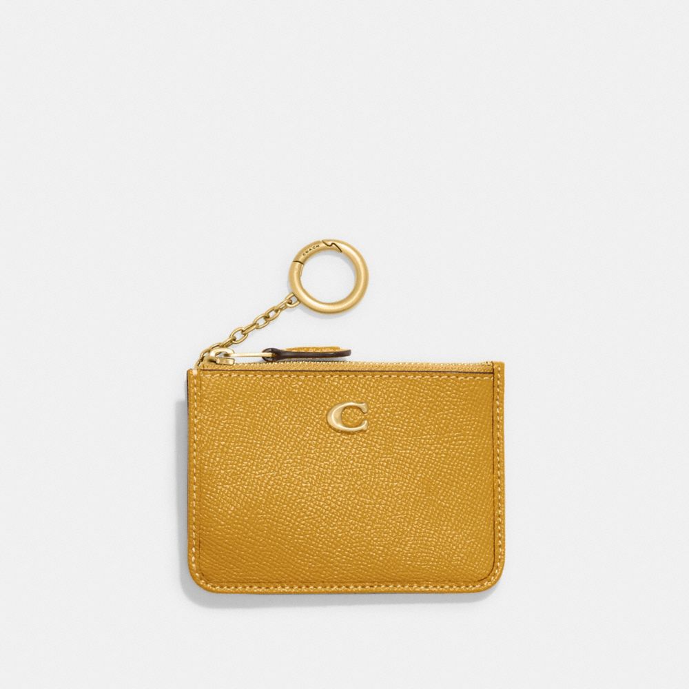 COACH CH810 Mini Skinny Id Case BRASS/YELLOW GOLD