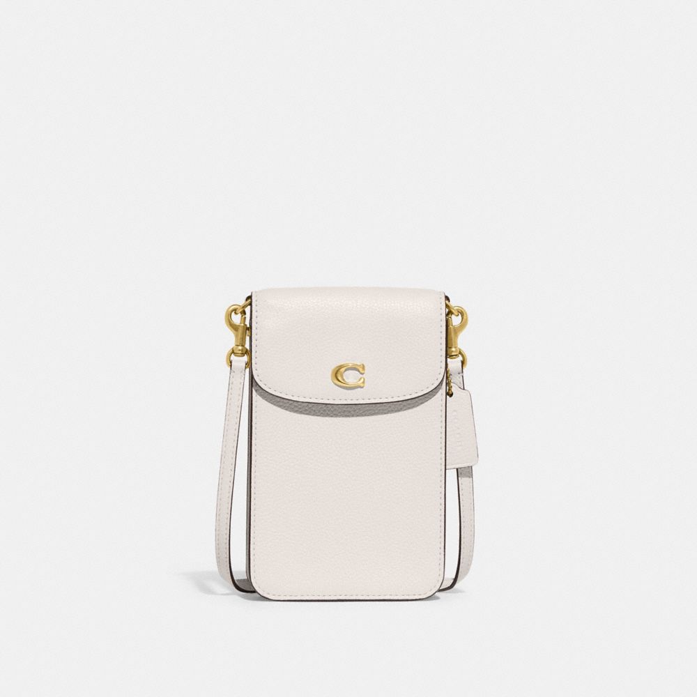 Phone Crossbody Bag - CH815 - Brass/Chalk