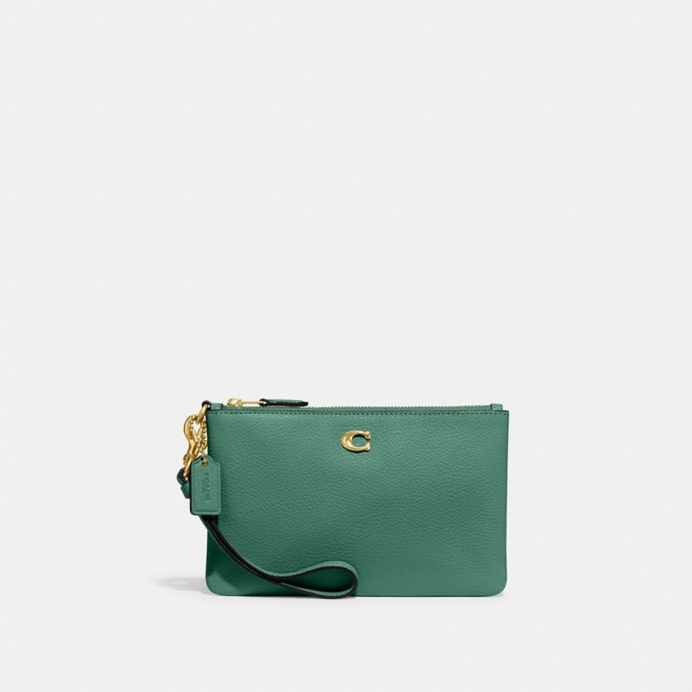 Small Wristlet - CH818 - Brass/Bright Green