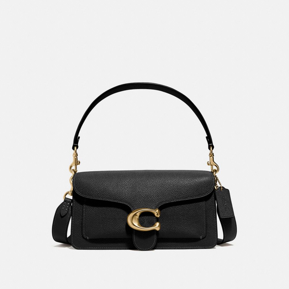 COACH CH857 Tabby Shoulder Bag 26 BRASS/BLACK