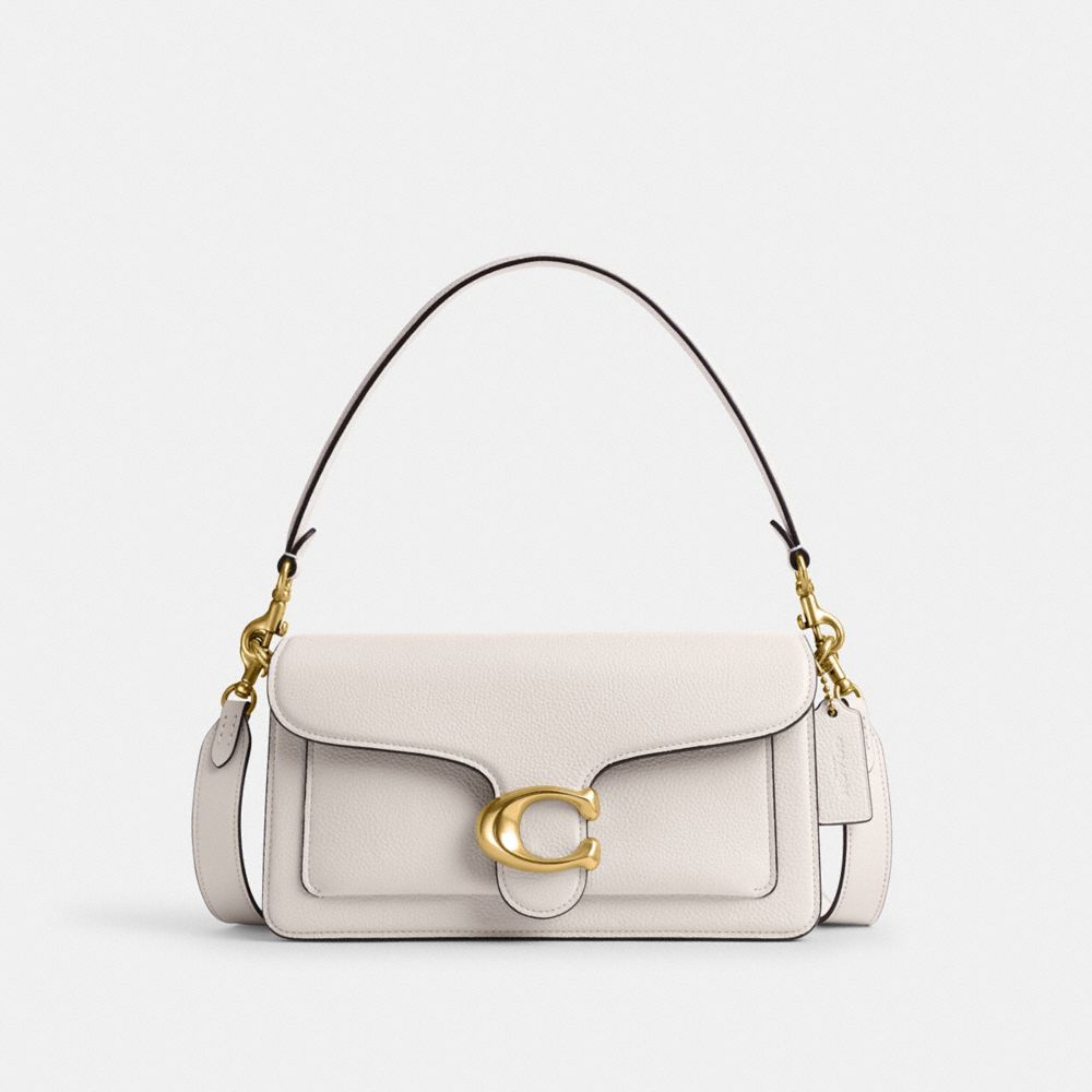 Tabby Shoulder Bag 26 - CH857 - Brass/Chalk