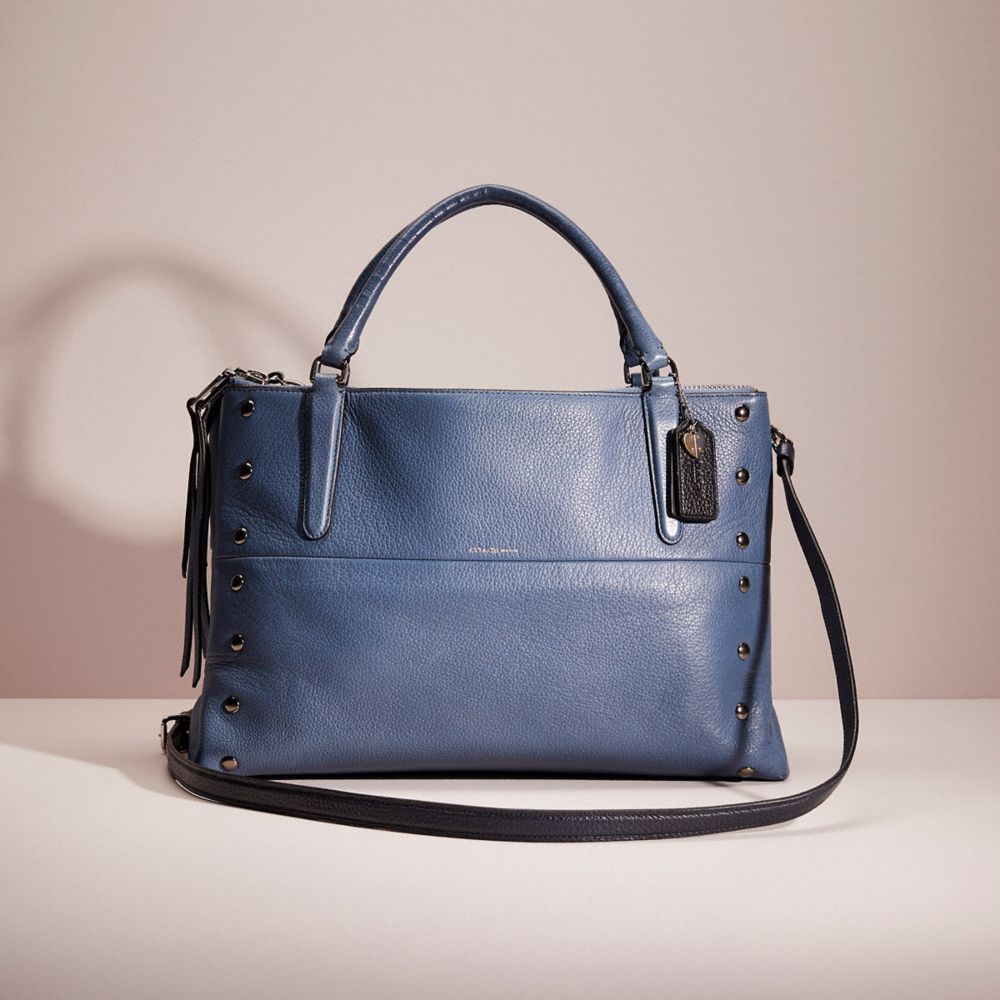 CH952 - Upcrafted Borough Bag In Pebbled Leather UE/WASHED CHAMBRAY