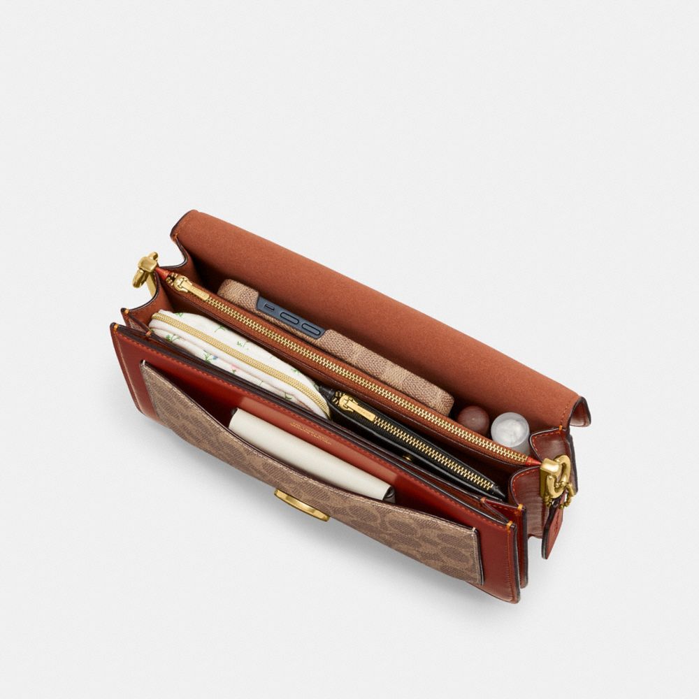 TABBY SHOULDER BAG 26 IN SIGNATURE CANVAS