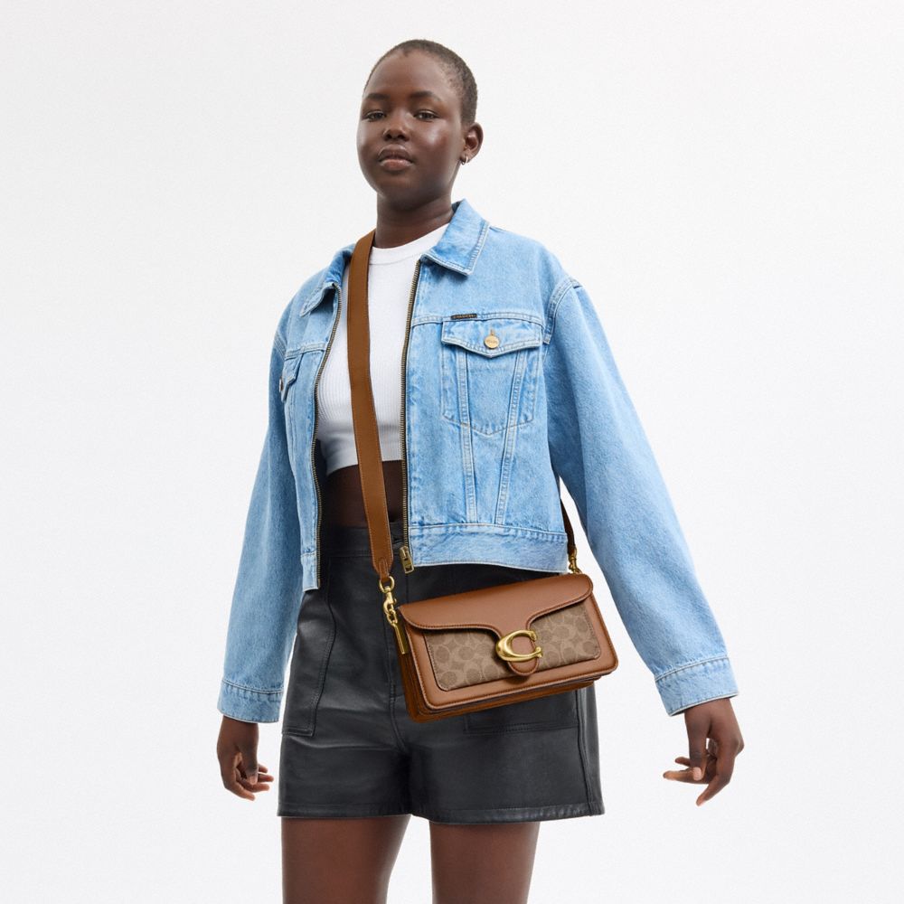 TABBY SHOULDER BAG 26 IN SIGNATURE CANVAS