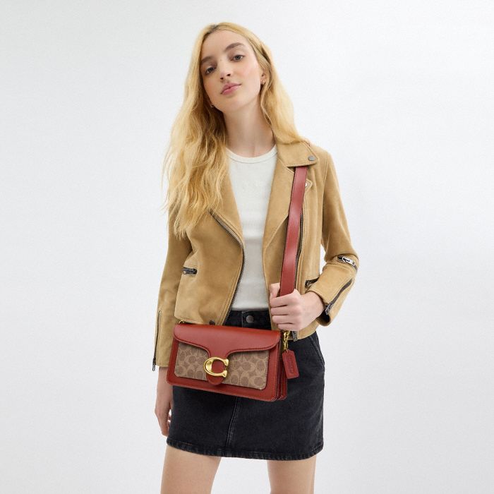 TABBY SHOULDER BAG 26 IN SIGNATURE CANVAS