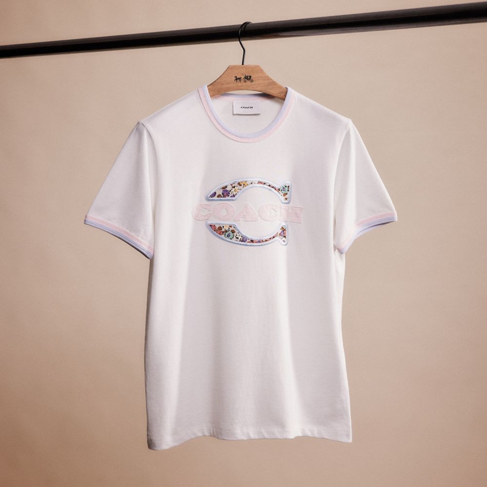 CI073 - Restored Athletic T Shirt In Organic Cotton White