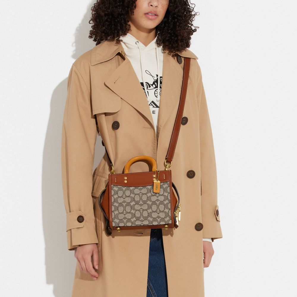 ROGUE 20 經典 SIGNATURE 緹花面料手袋