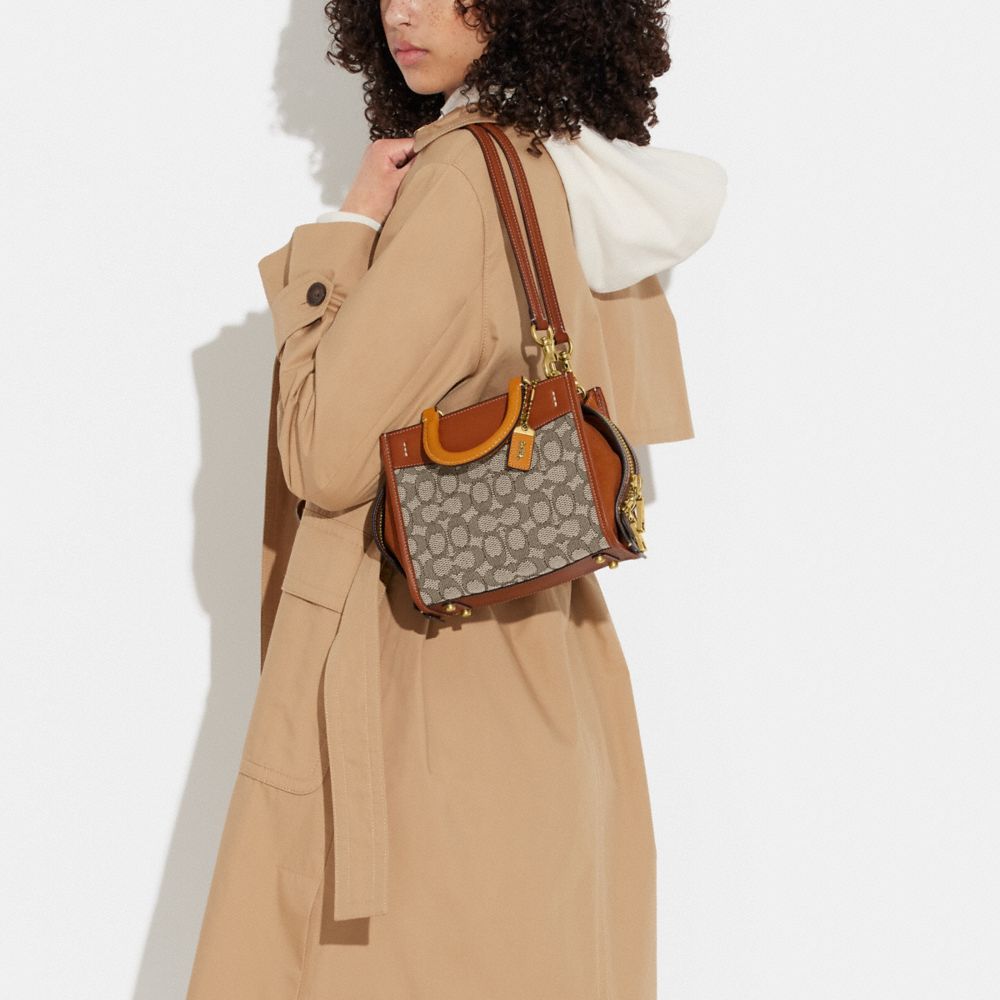 ROGUE 20 經典 SIGNATURE 緹花面料手袋