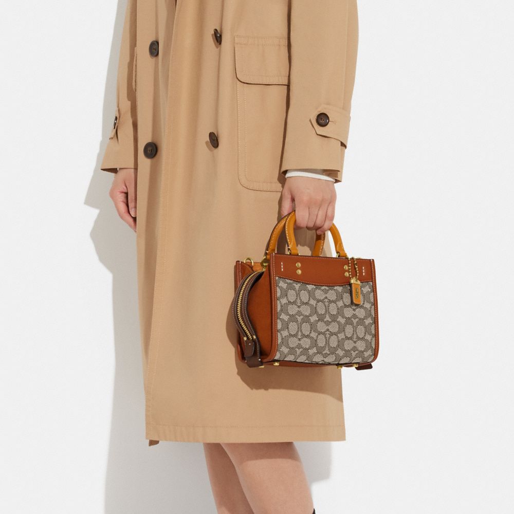 ROGUE 20 經典 SIGNATURE 緹花面料手袋