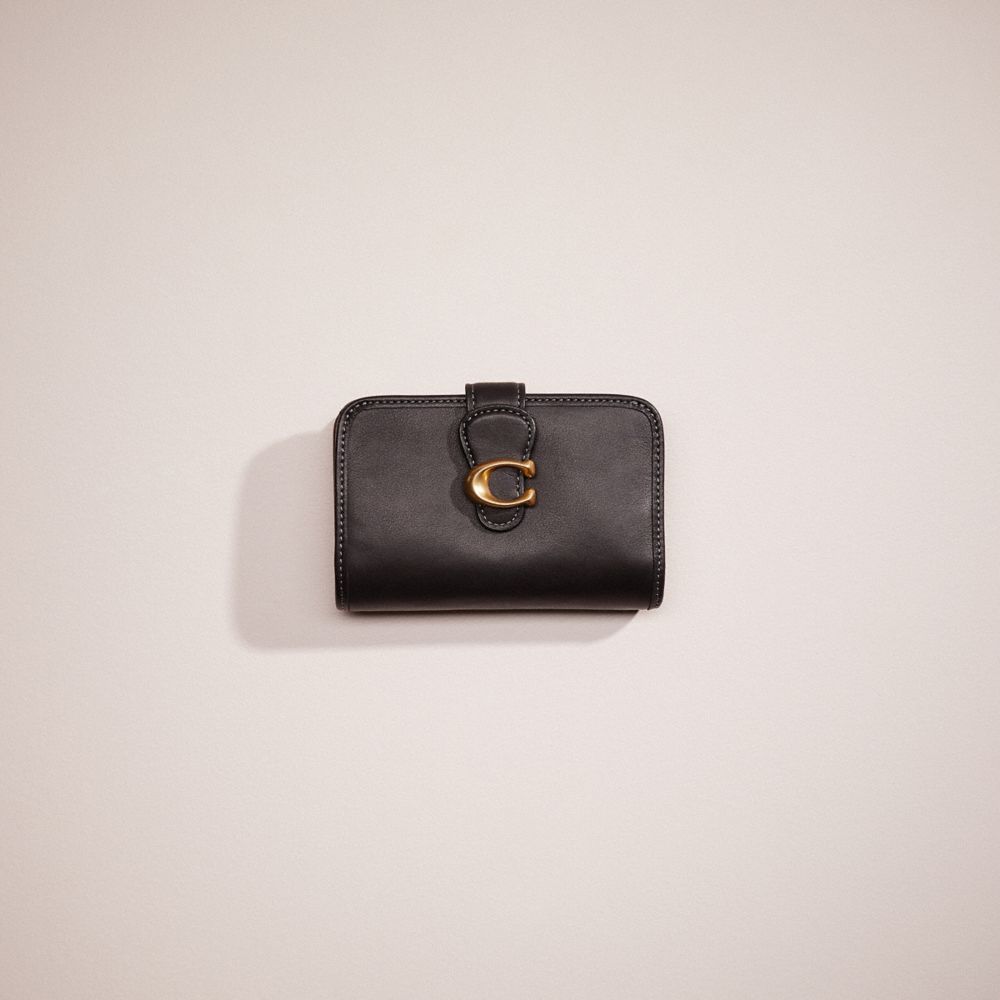 CI166 - Restored Tabby Medium Wallet Brass/Black
