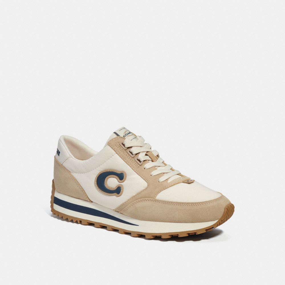 COACH CI219 Runner Sneaker Chalk/Midnight Navy