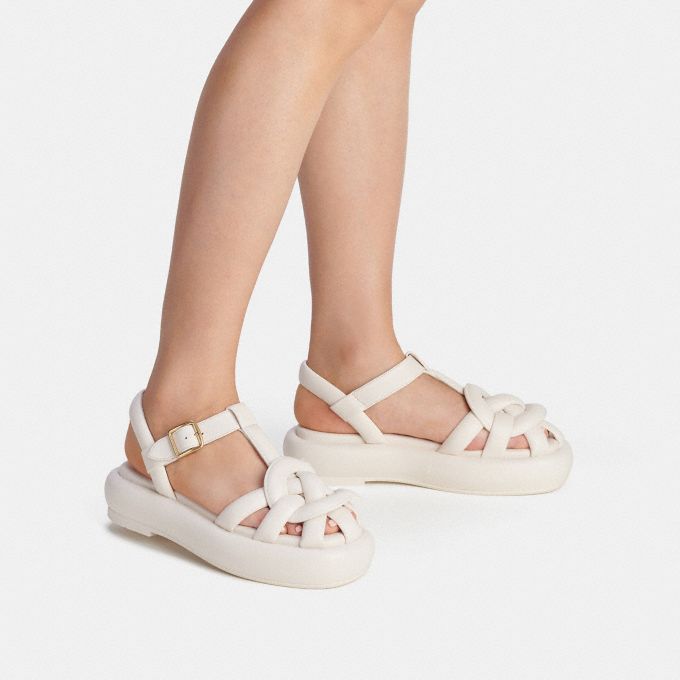 Coach best sale chalk sandals